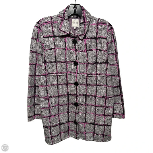 Sweater Cardigan By Nic + Zoe In Multi-colored, Size: S