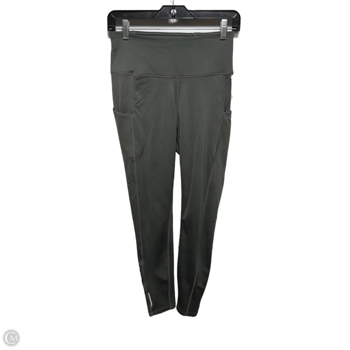 Athletic Leggings By Fly Low In Grey, Size: S