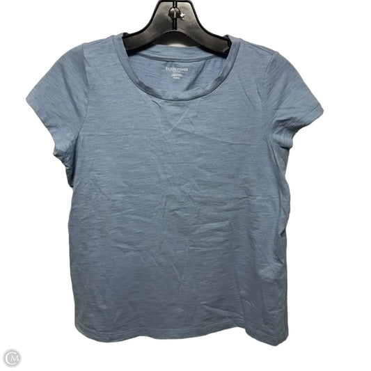 Top Short Sleeve By Eileen Fisher In Blue, Size: Sp