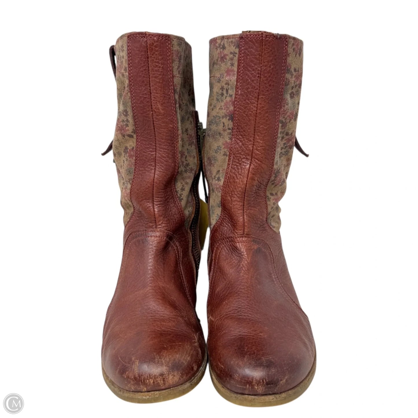 Furlong Calico Floral Boots By J Shoes X Anthropologie In Floral Print, Size: 7