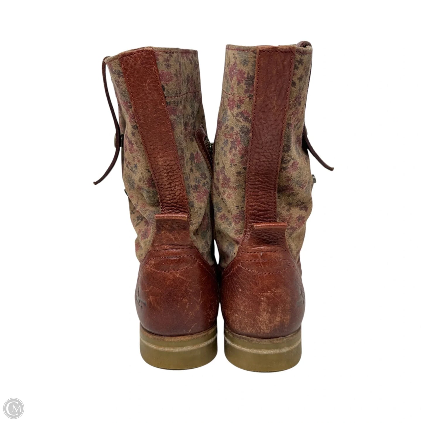 Furlong Calico Floral Boots By J Shoes X Anthropologie In Floral Print, Size: 7