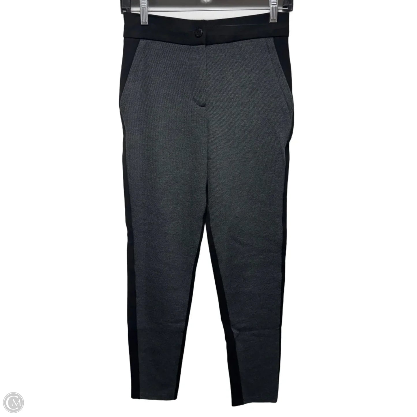 The Tweed Comfort Trousers By Ruti In Black & Grey, Size: 0