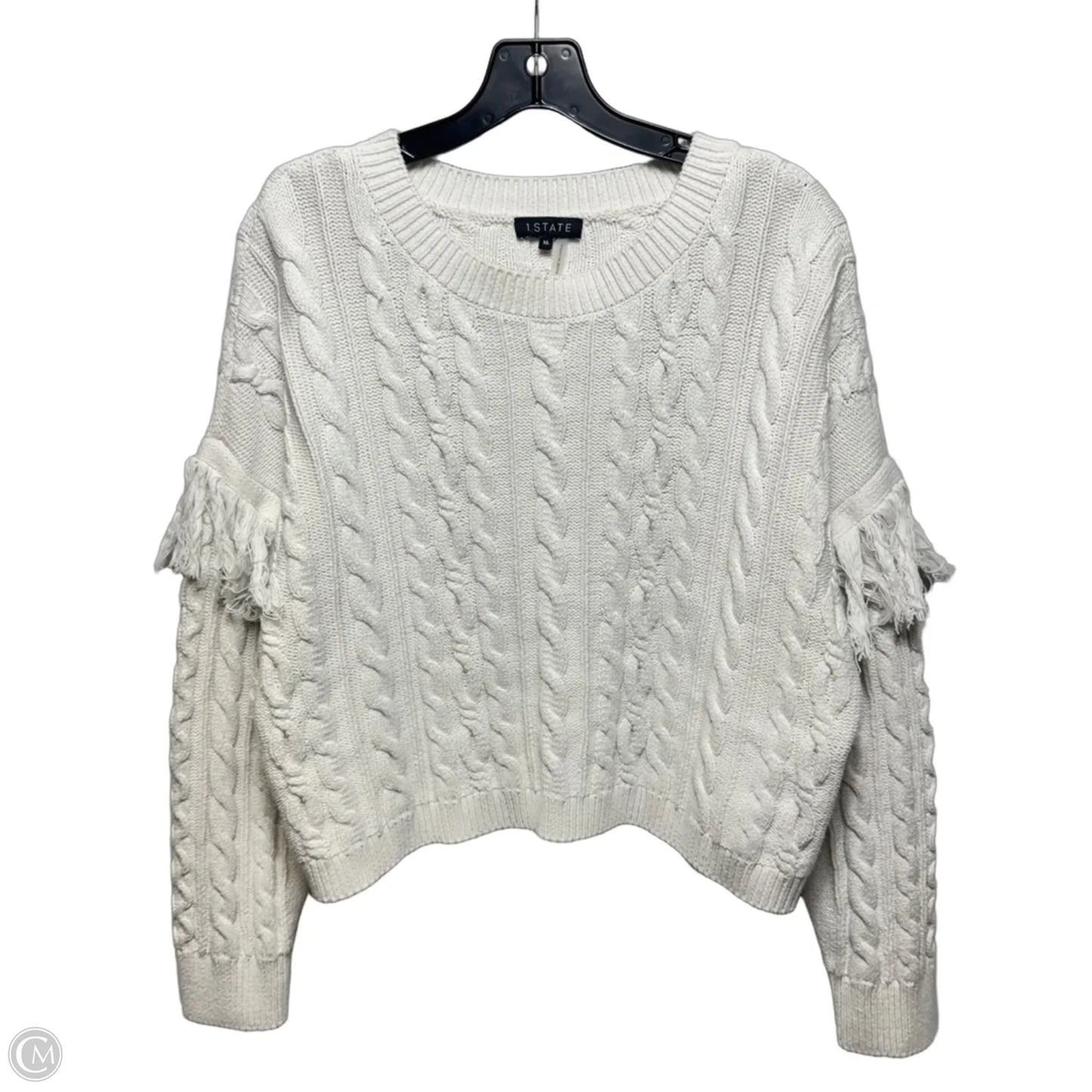 Sweater By 1.state In White, Size: Xl