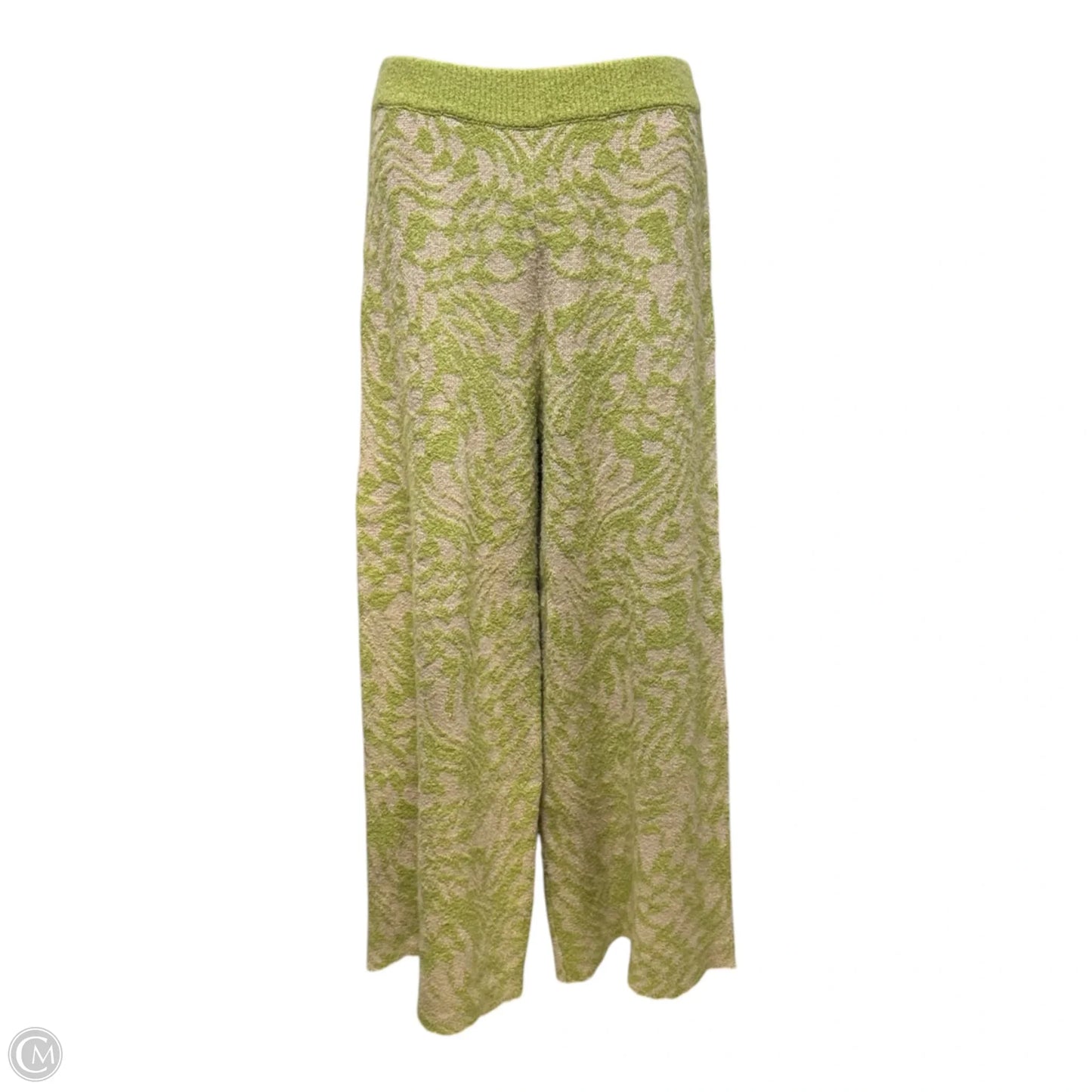 Matching Knit Top & Pants By For Love & Lemons In Cream & Green, Size: M