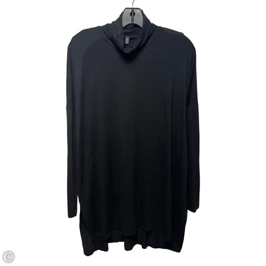 Tunic Long Sleeve By Eileen Fisher In Black, Size: M