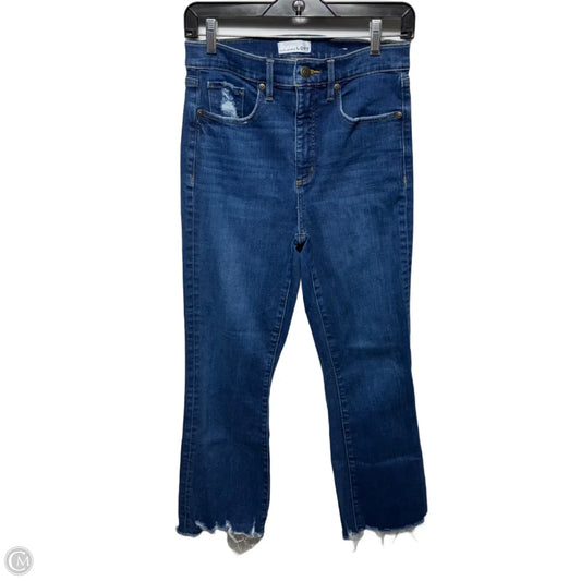 Jeans Boot Cut By Loft In Blue Denim, Size: 8/29