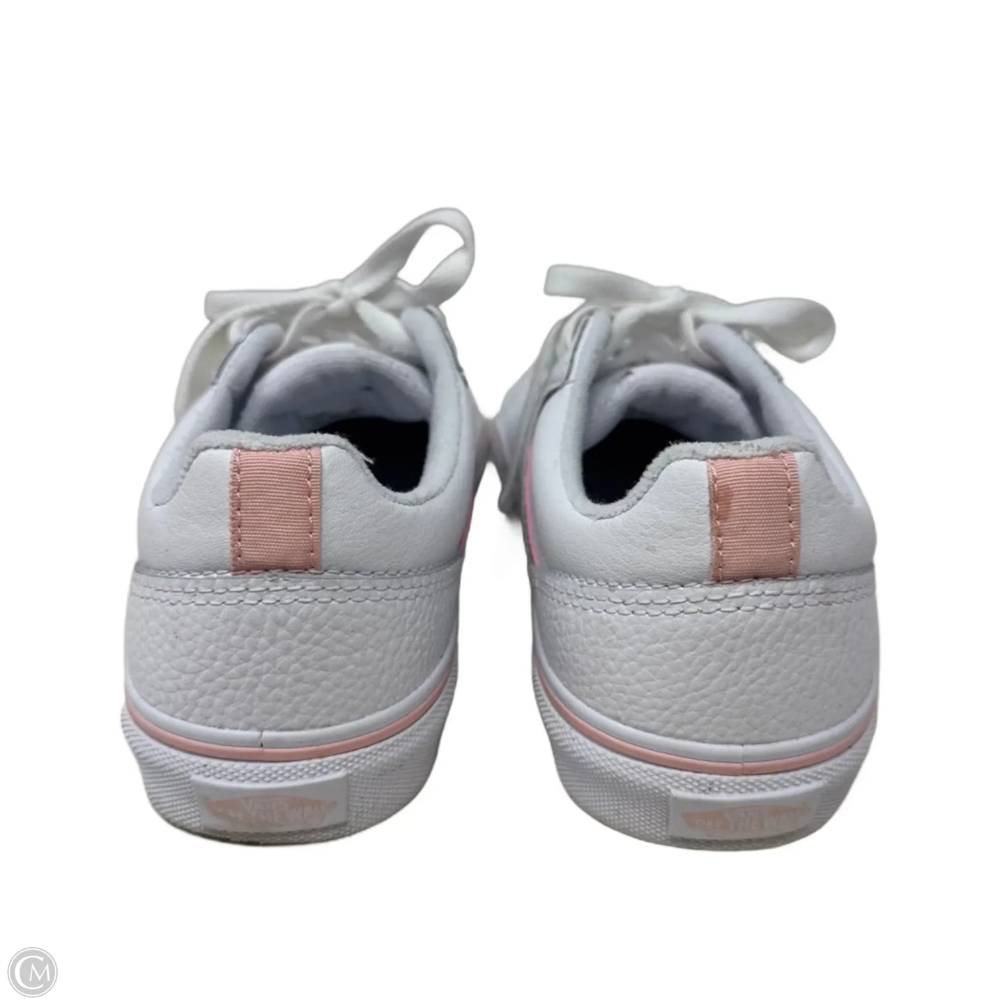Seldan Leather Sneakers By Vans In Pink & White, Size: 7
