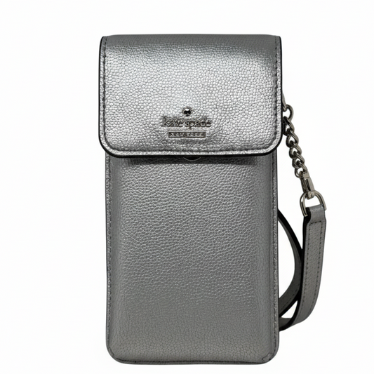 Patterson Drive North South Pebbled Leather Phone Crossbody Designer By Kate Spade, Size: Small