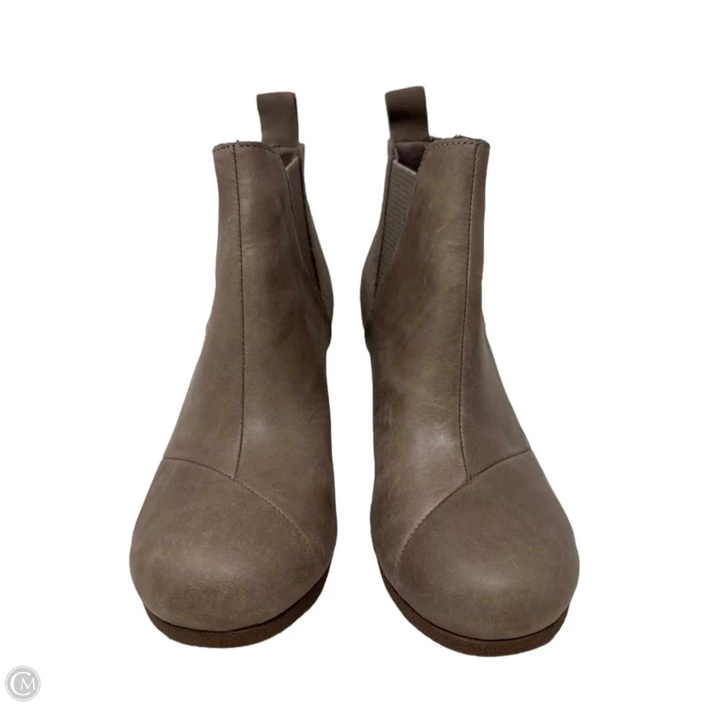 Kelsey Wedge Booties By Toms In Taupe, Size: 6