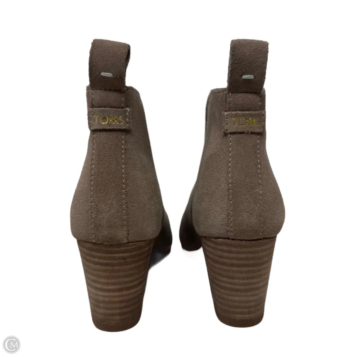 Kelsey Wedge Booties By Toms In Taupe, Size: 6