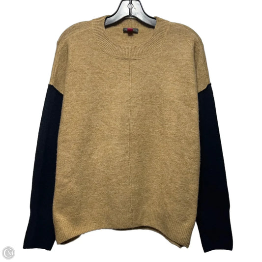 Sweater By Vince Camuto In Blue & Tan, Size: S
