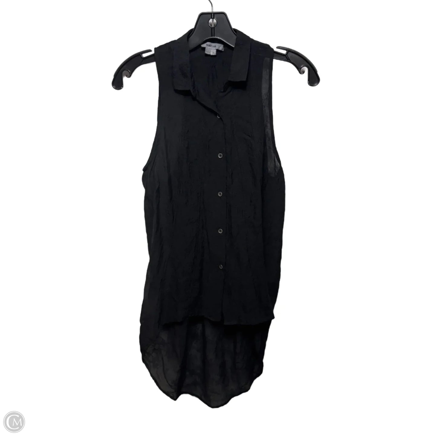 Sheer Sleeveless Blouse By Helmut Lang In Black, Size: S