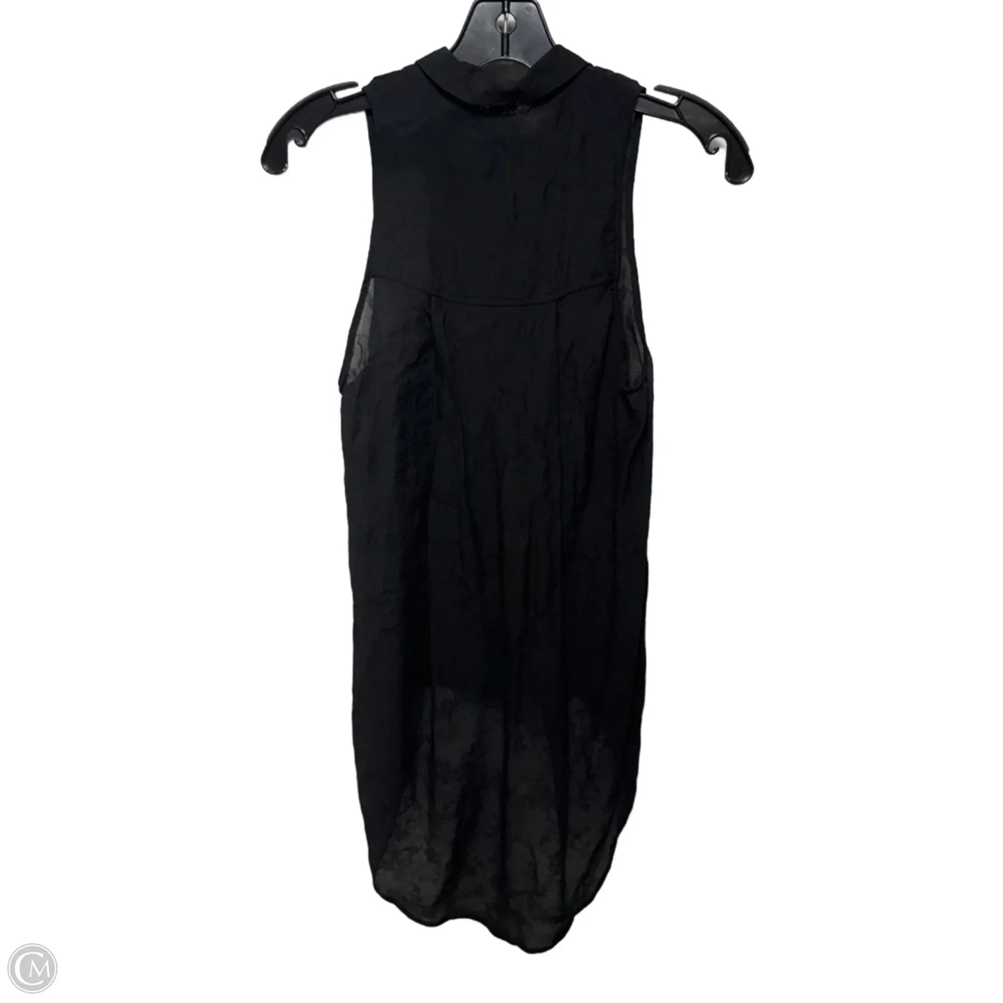 Sheer Sleeveless Blouse By Helmut Lang In Black, Size: S