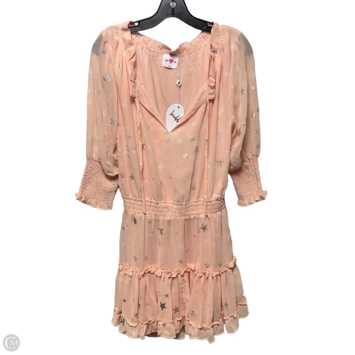 Bronx Smocked Waist Mini Dress By Buddy Love In Ballet Slipper, Size: S