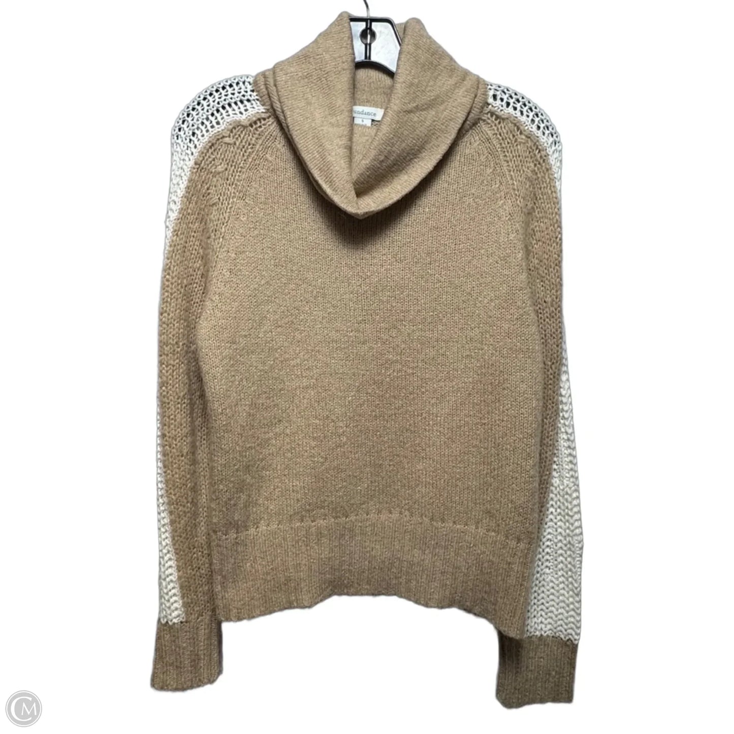 Sweater By Sundance In Cream & Tan, Size: S