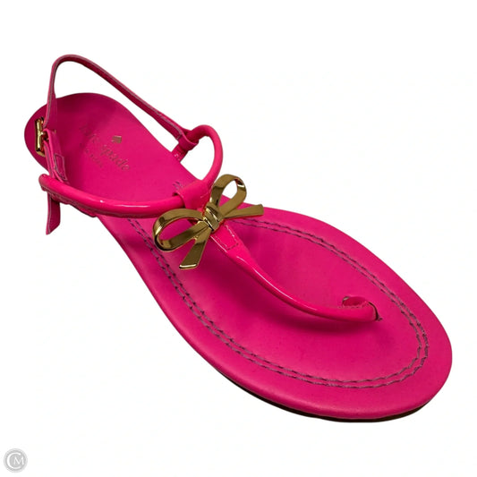 Tracie Bow Sandals Designer By Kate Spade In Pink, Size: 7