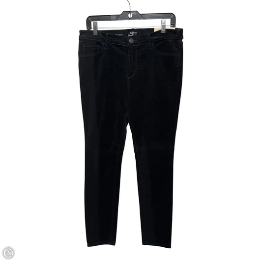 Pants Corduroy Modern Skinny  By Ann Taylor By Loft In Black, Size: 10/30