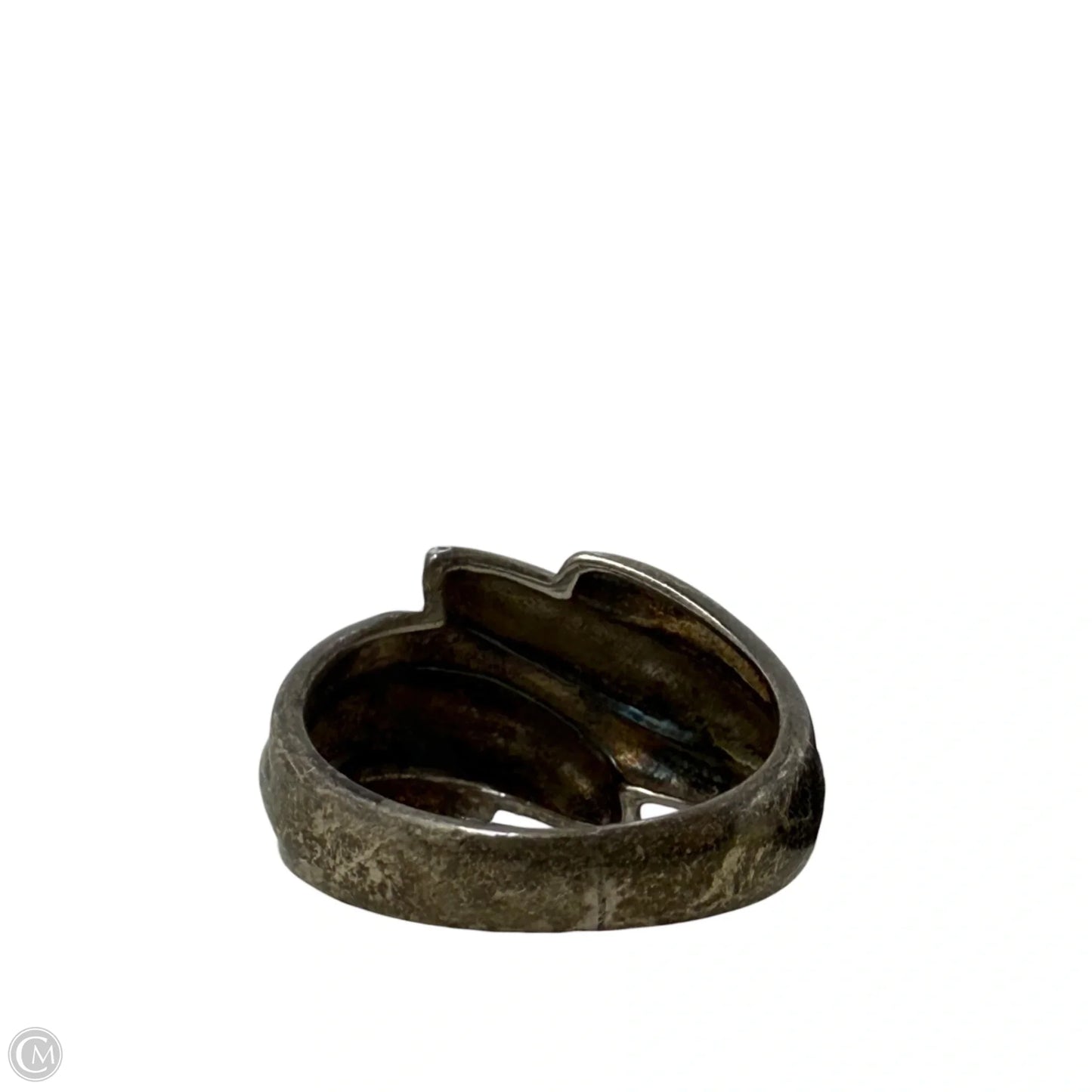 Vintage Sterling Silver Curved Dome Ring, Size: 6