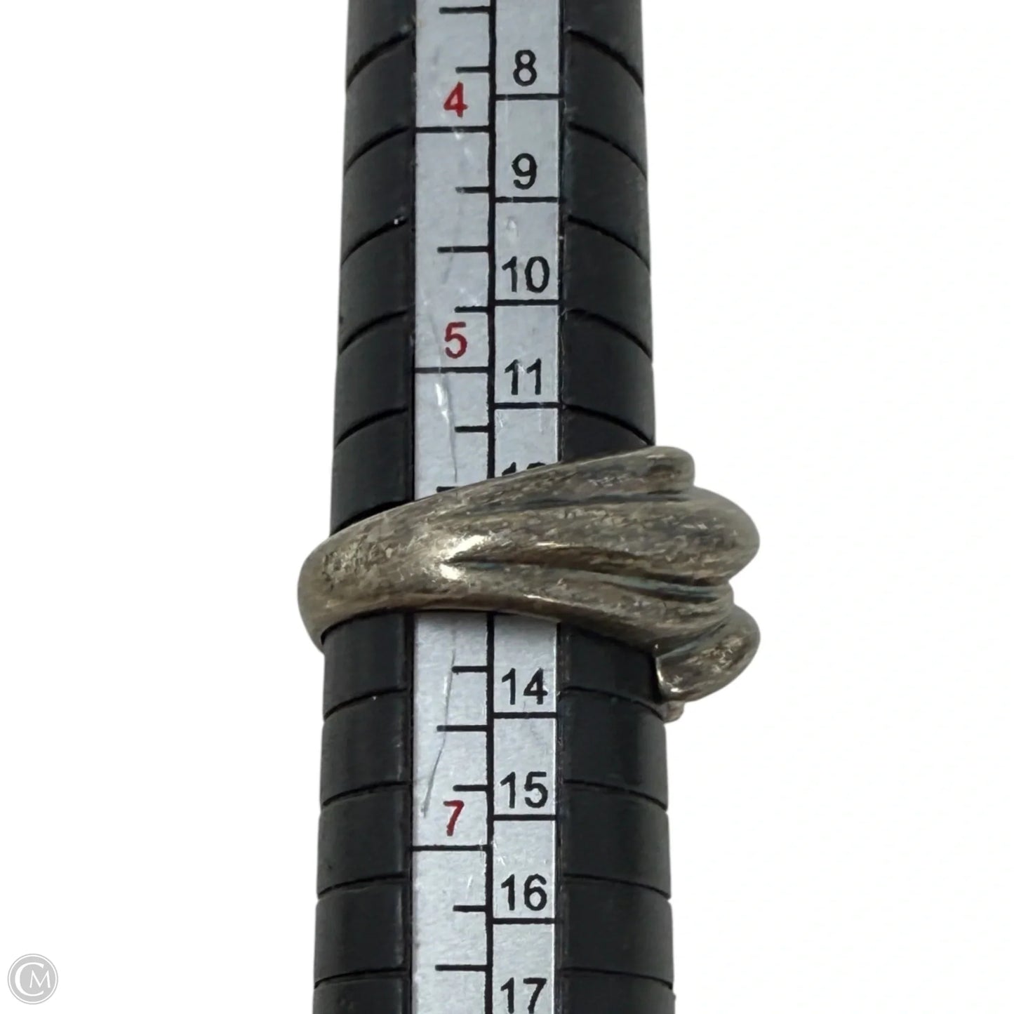 Vintage Sterling Silver Curved Dome Ring, Size: 6