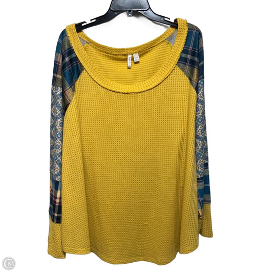 Top Long Sleeve By Cato In Multi-colored, Size: 26