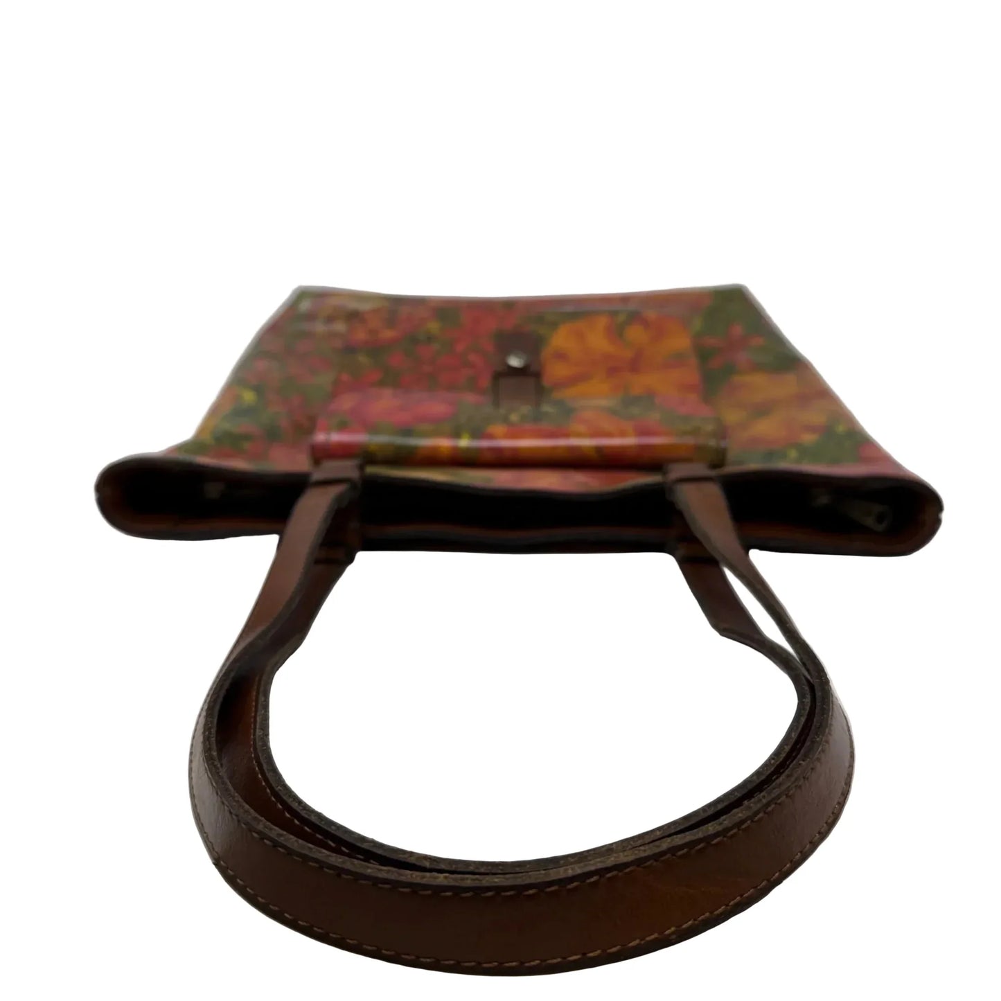 Madison Leather Tote In Floral Oil Painting Designer By Patricia Nash, Size: Medium