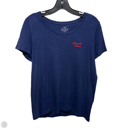 “Around Town” Collector Tee Basic By J. Crew In Navy, Size: M