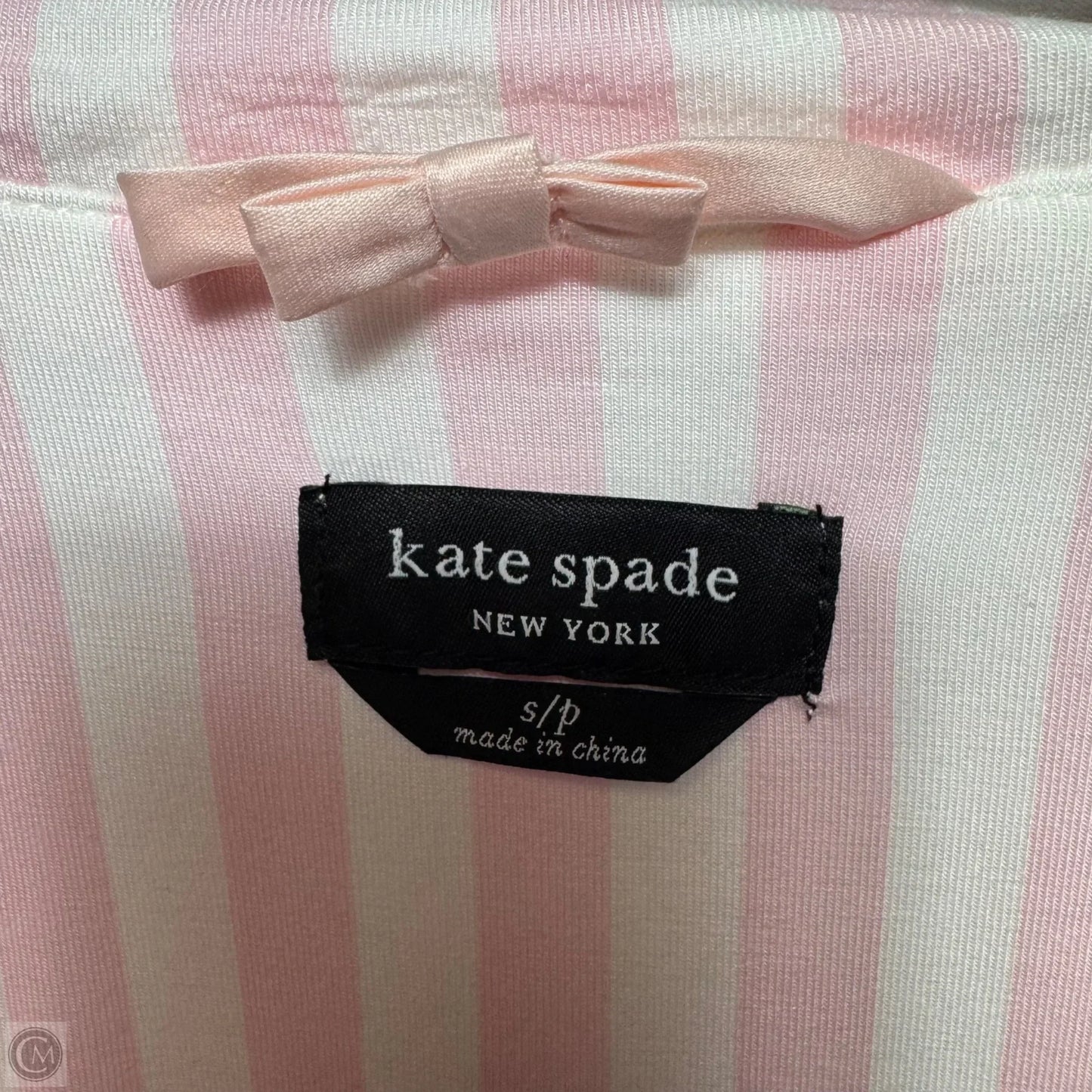 Pajamas Designer By Kate Spade In Striped Pattern, Size: S