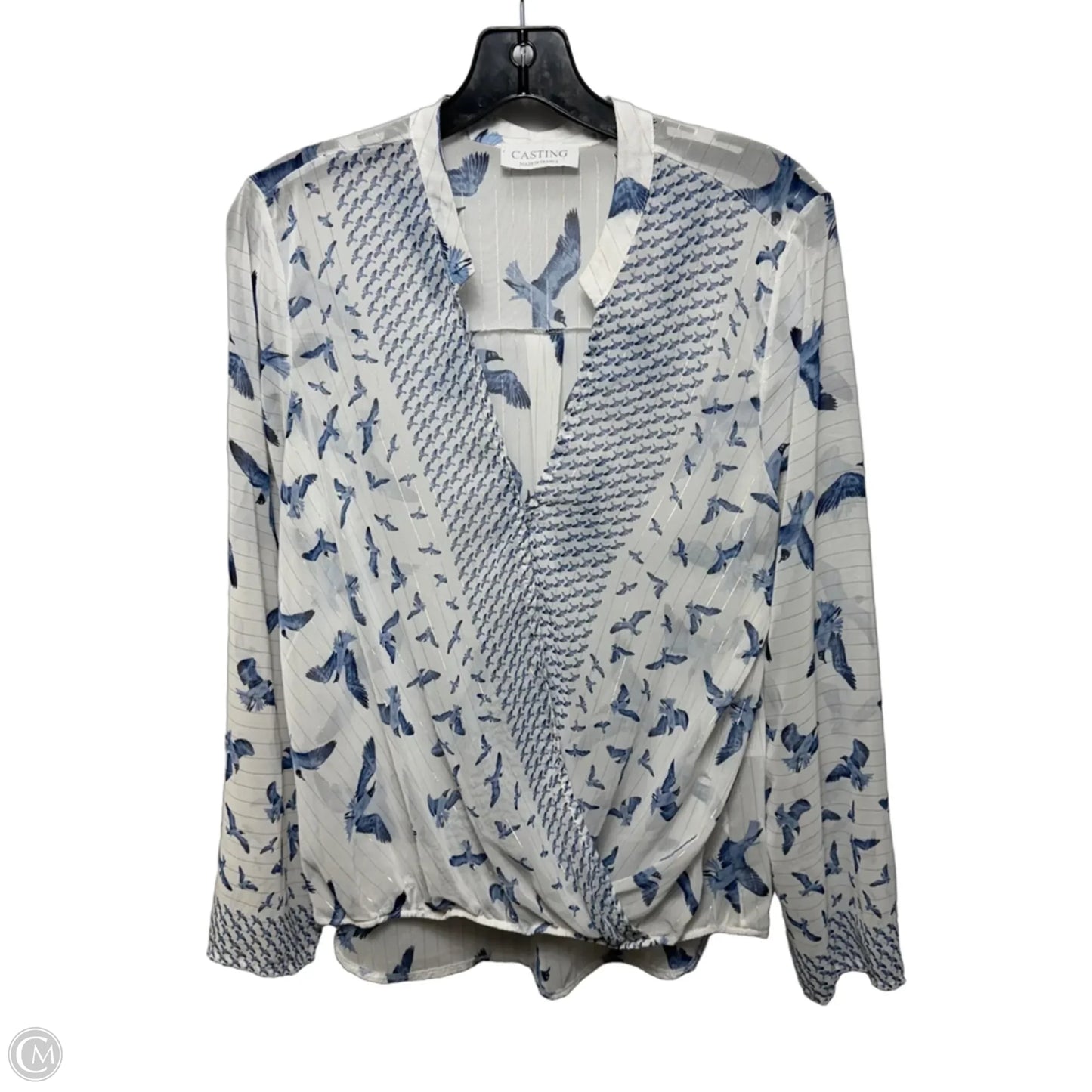 Top Long Sleeve By Casting In Animal Print, Size: Xl