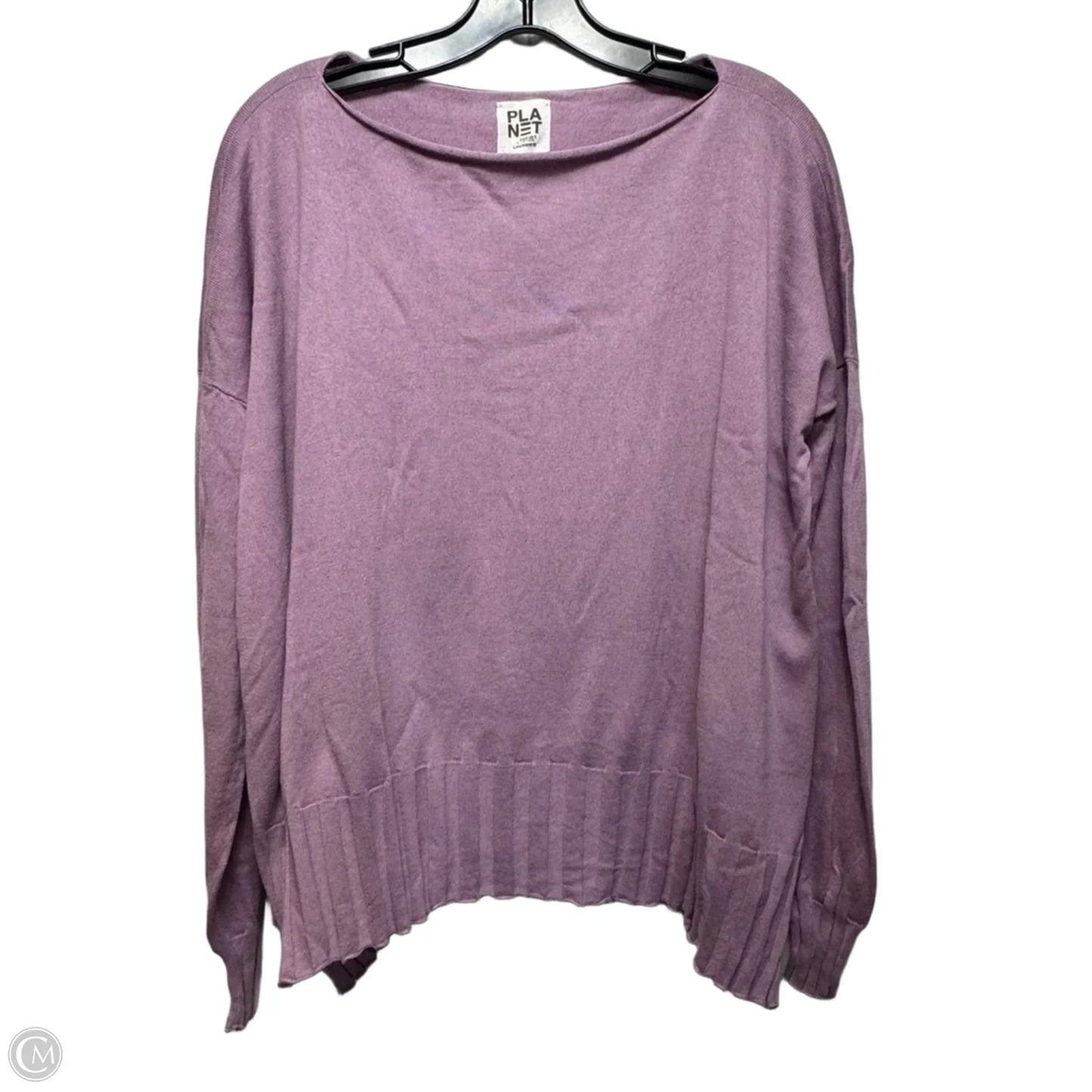 Top Long Sleeve By Planet In Purple, Size: Osfm