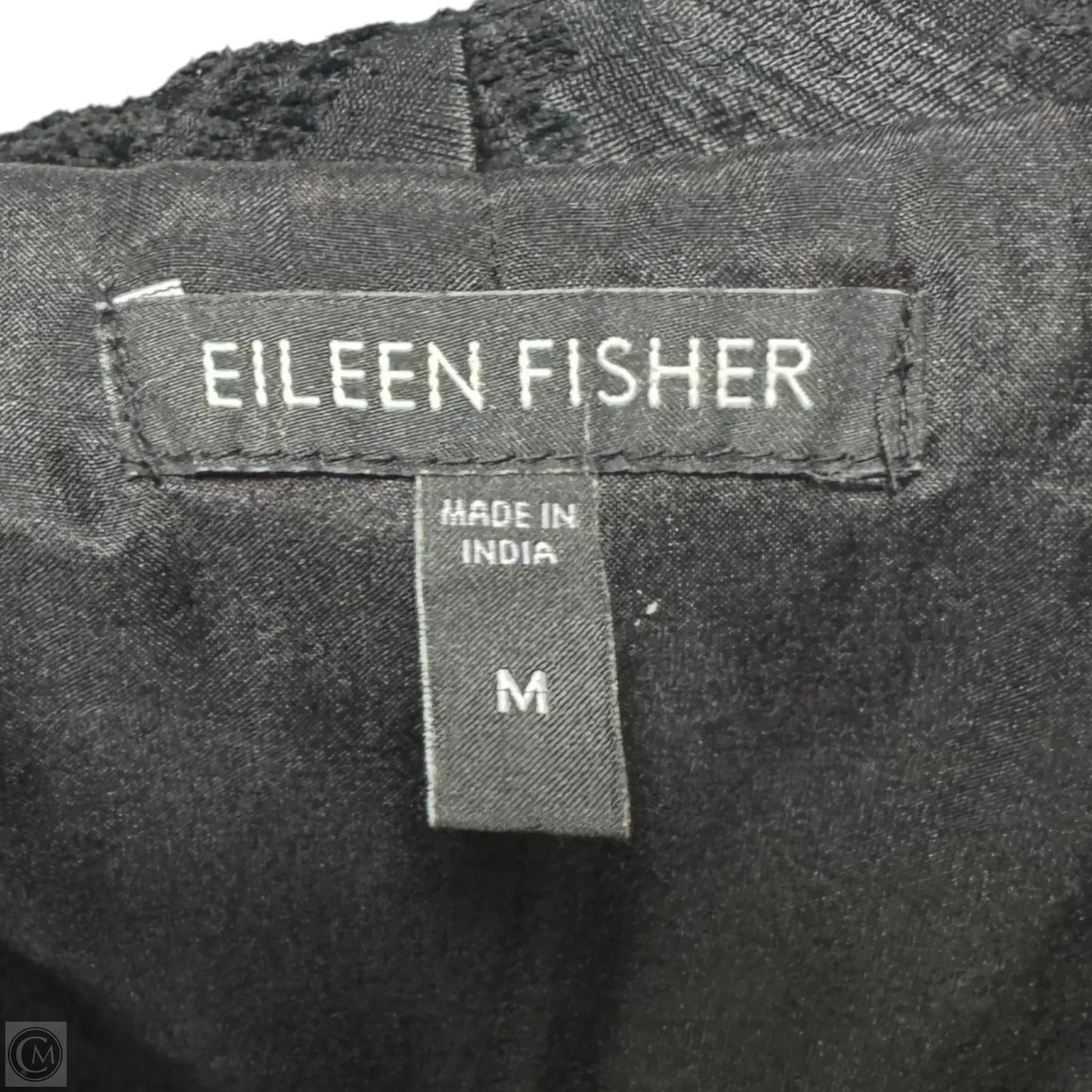 Coat By Eileen Fisher In Black, Size: M