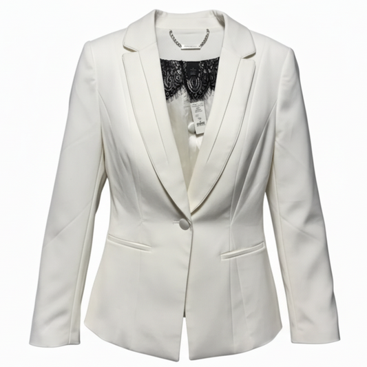 Blazer By White House Black Market In White, Size: 6
