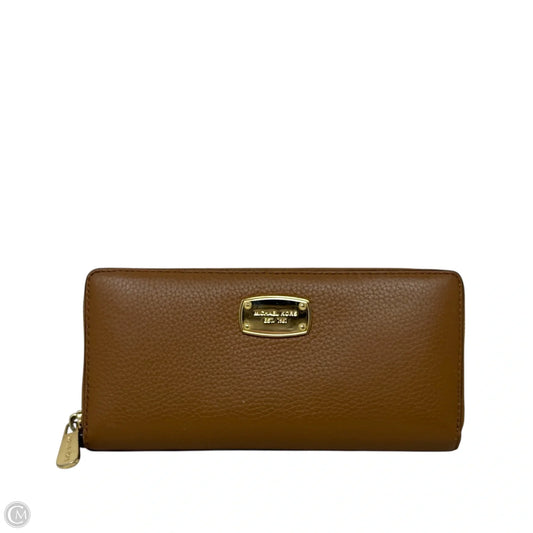 Jet Set Travel Zip-Around Continental Wallet By Michael By Michael Kors, Size: Large