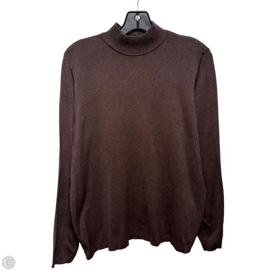Top Long Sleeve By Chicos In Brown, Size: L