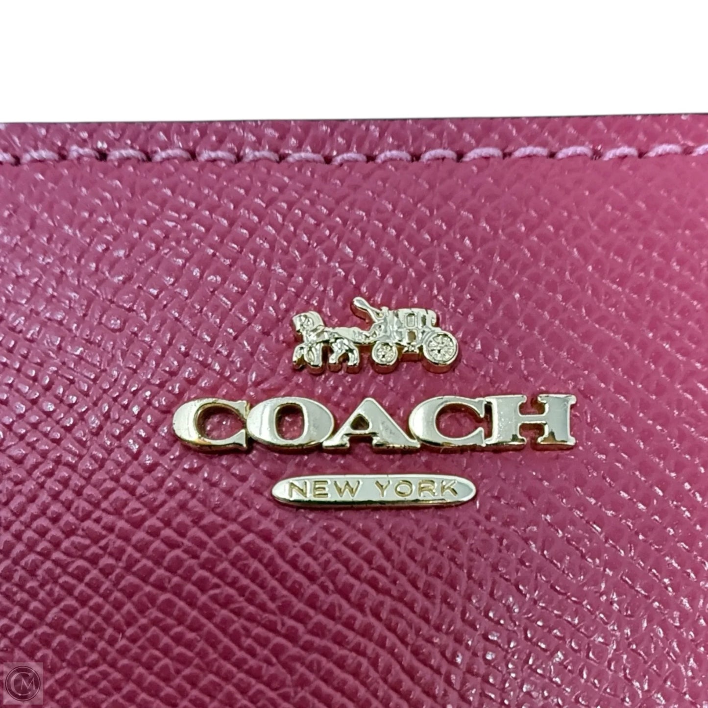 Long Zip Around Wallet Designer By Coach, Size: Medium