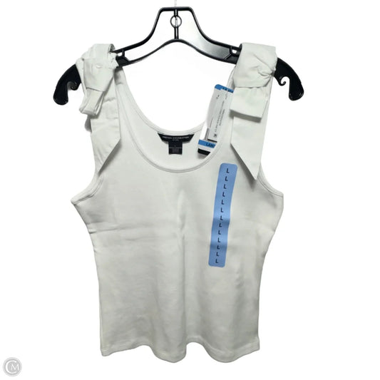 Bow Tank Top By French Connection In White, Size: L