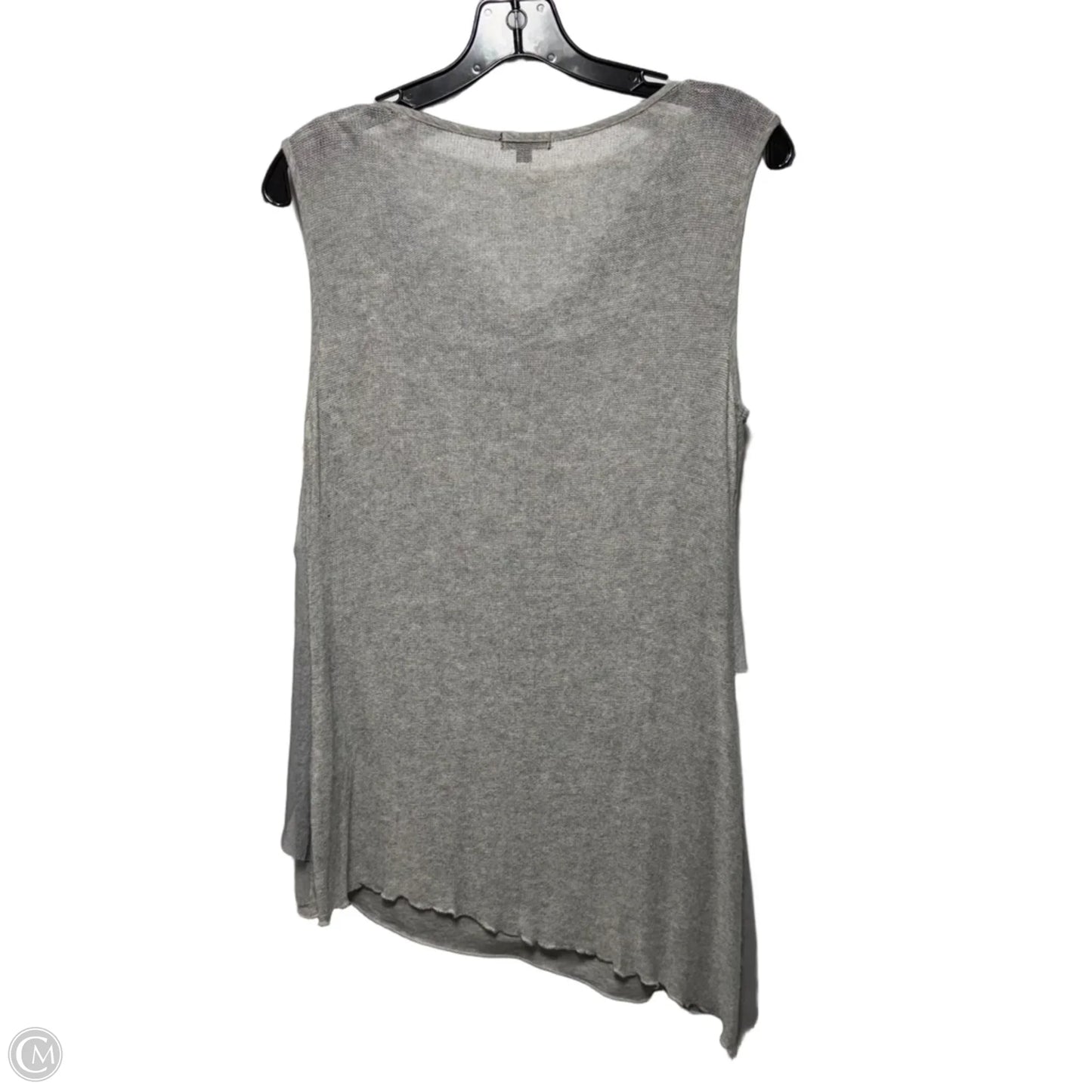 Tunic Sleeveless By Komarov In Blue & Grey, Size: L