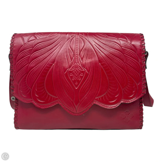 Santillana Tooled Leather Shoulder Bag Designer By Patricia Nash, Size: Medium