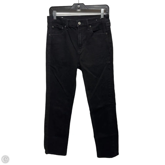 ‘90s Straight High Rise Jeans By Gap In Black Denim, Size: 6/28