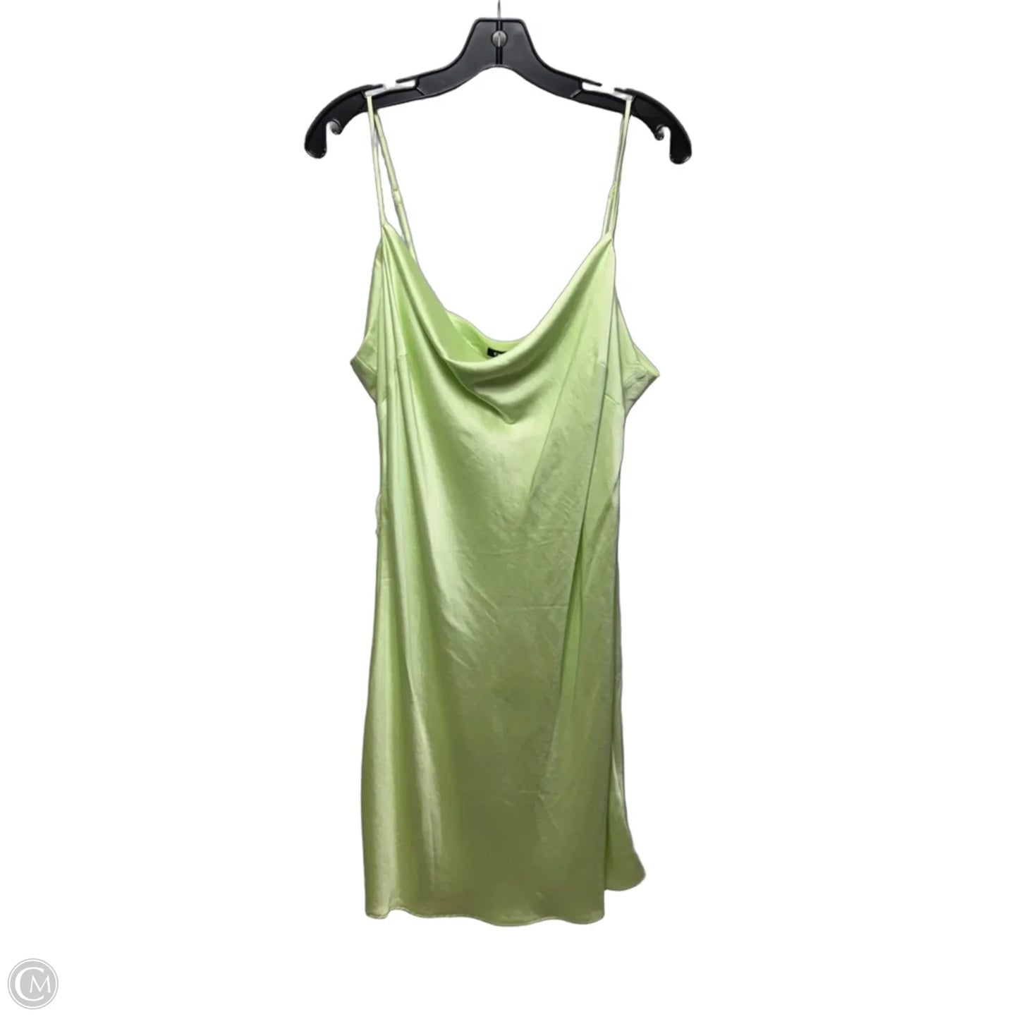 Cowl Neck Slip Dress By Express In Green, Size: XL