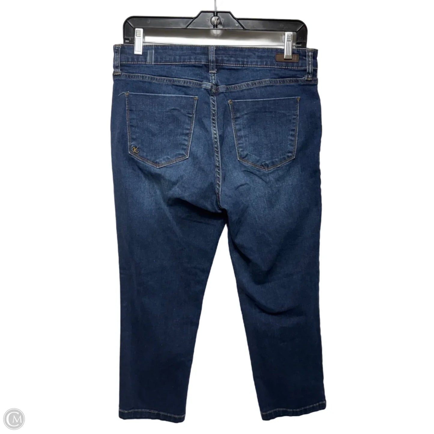 Jeans Cropped By Kut In Blue Denim, Size: 8