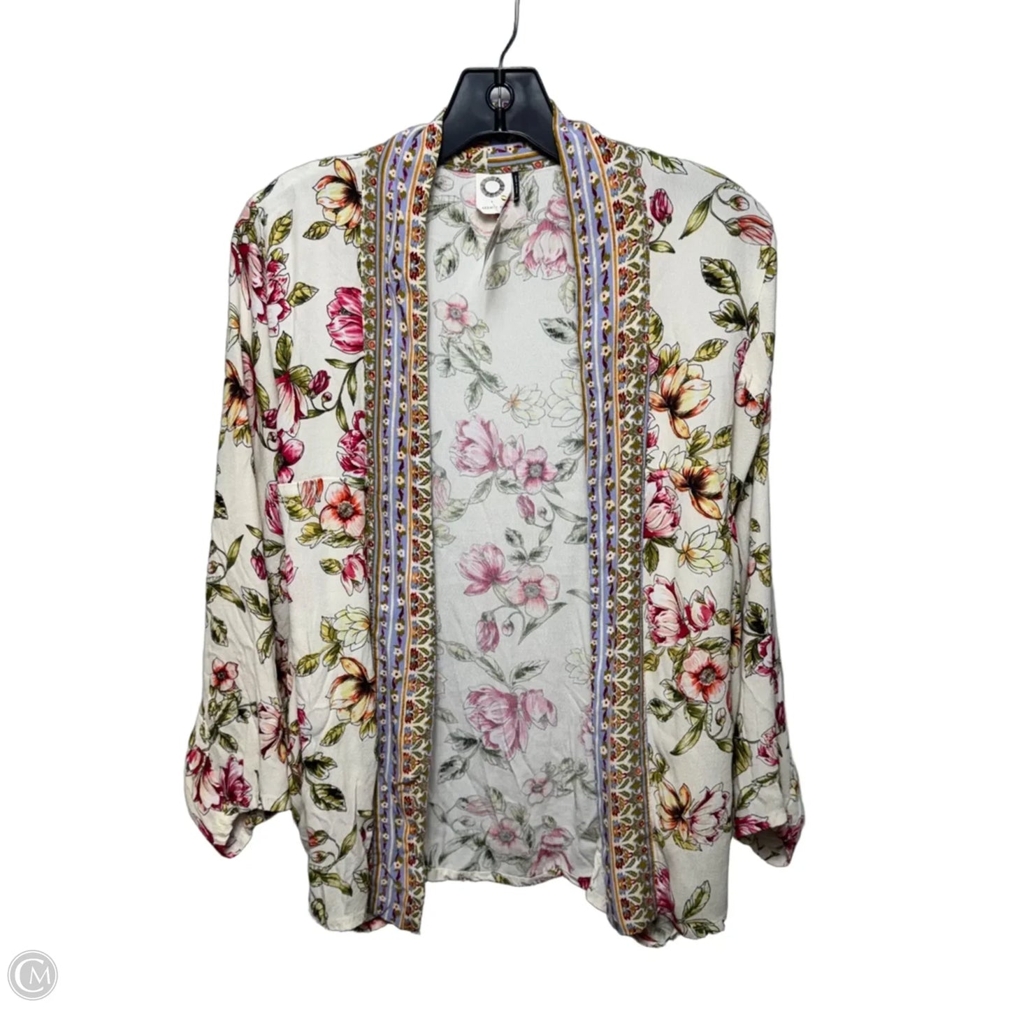 Kimono By Akemi And Kin In Floral Print, Size: Osfm