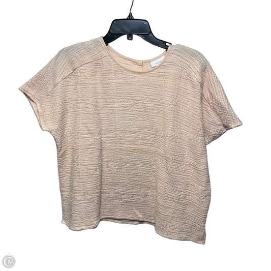 Top Short Sleeve By Pure Jill In Peach, Size: S