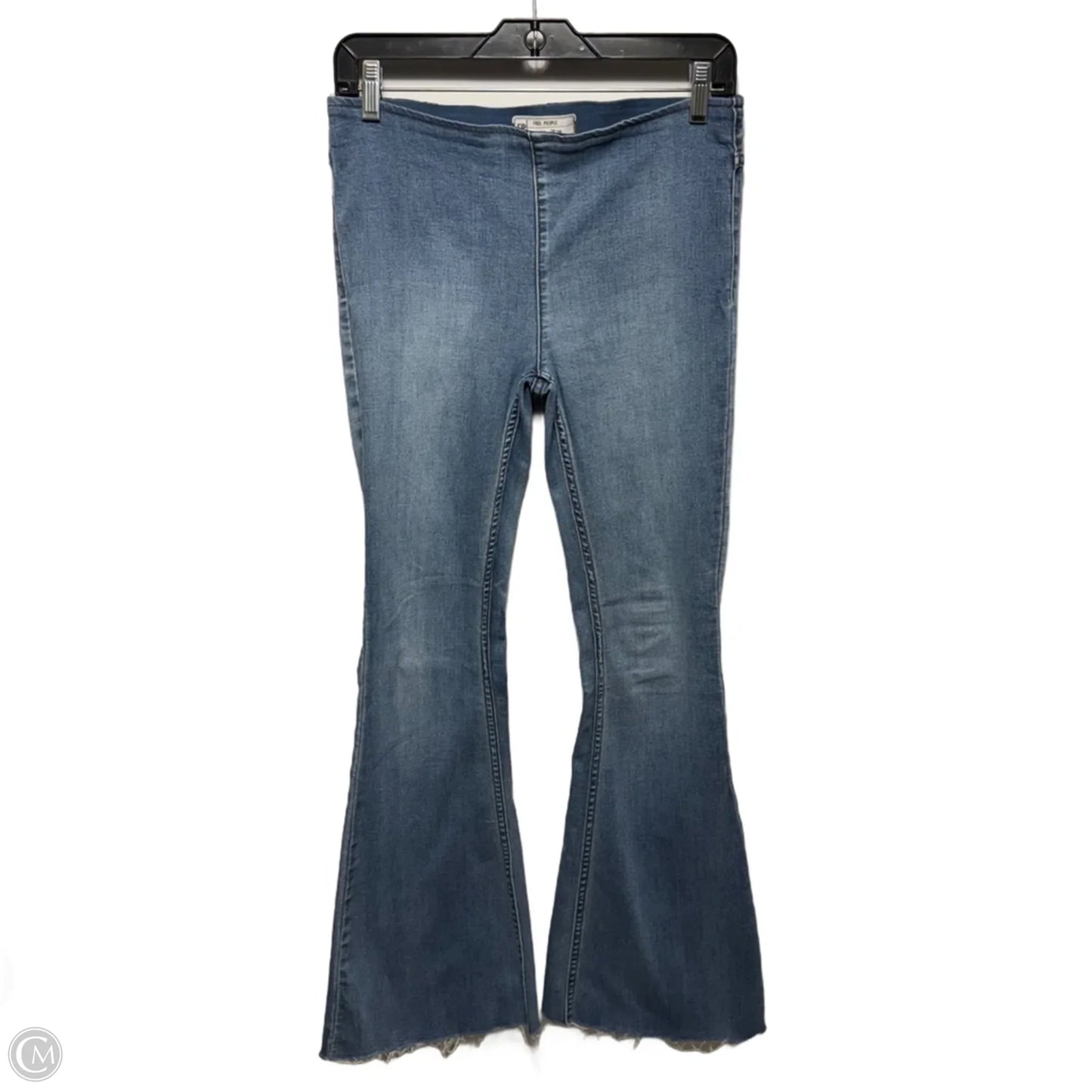 Penny Pull On Flare Jeans By Free People In Blue Denim, Size: 6/28