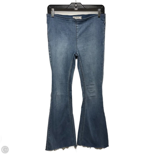 Penny Pull On Flare Jeans By Free People In Blue Denim, Size: 6/28