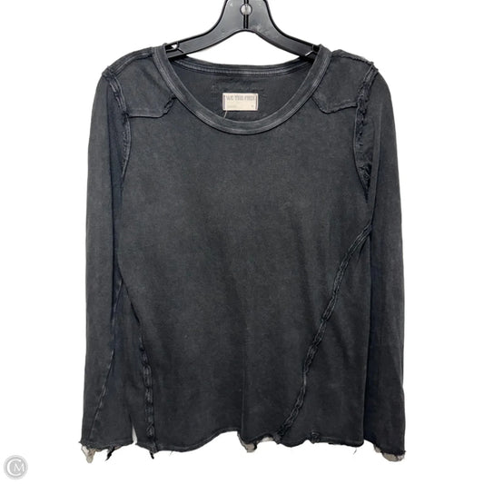 Top Long Sleeve By We The Free In Black, Size: M