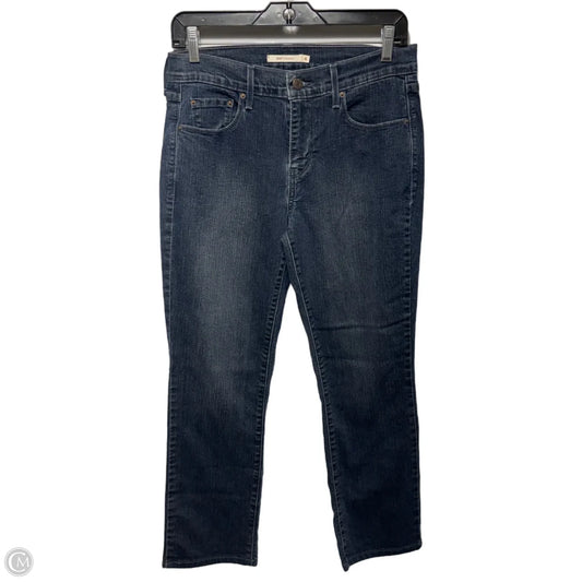 Jeans Straight By Levis In Blue Denim, Size: 6