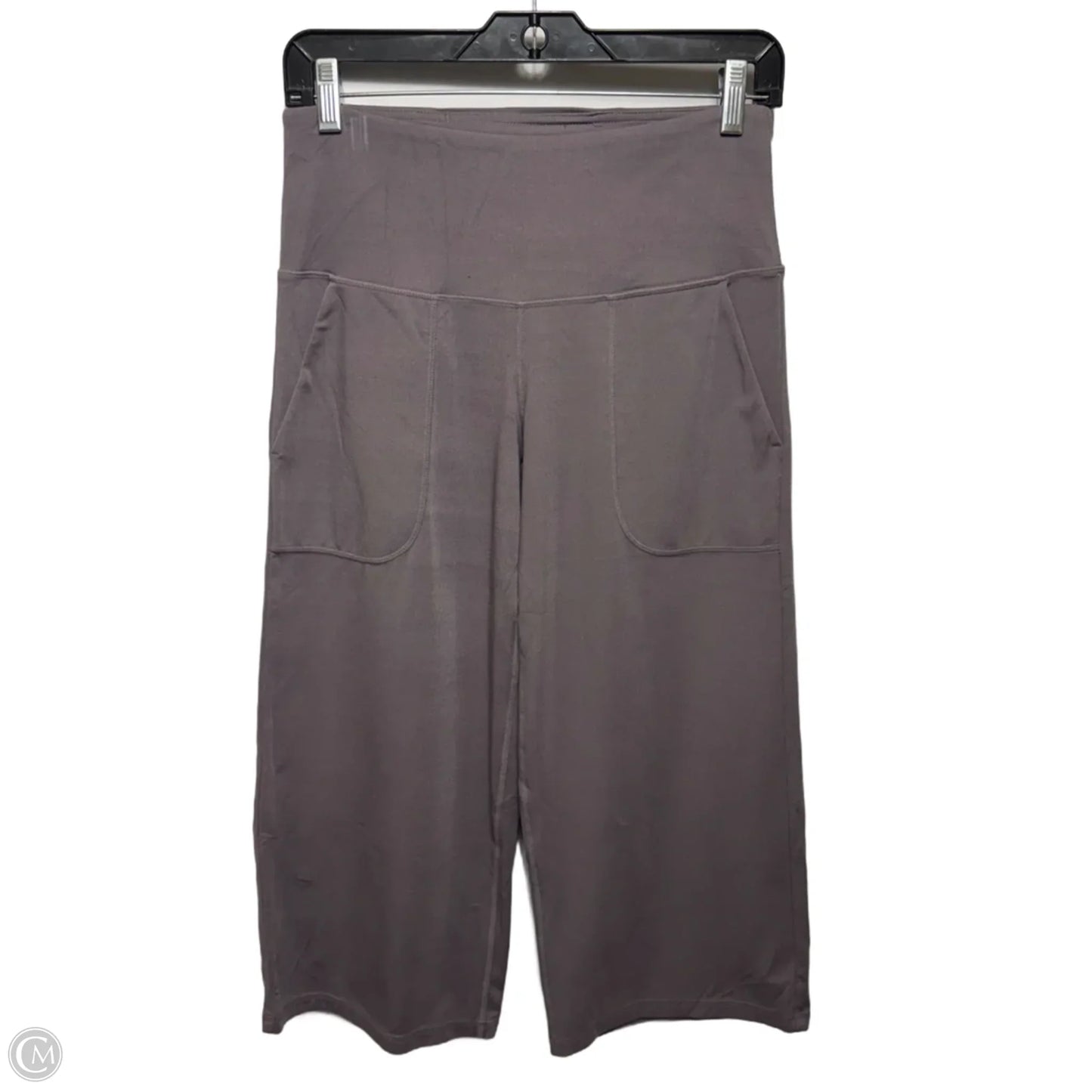 Athletic Capris By Tuff Athletics In Grey, Size: S