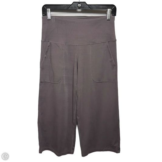 Athletic Capris By Tuff Athletics In Grey, Size: S