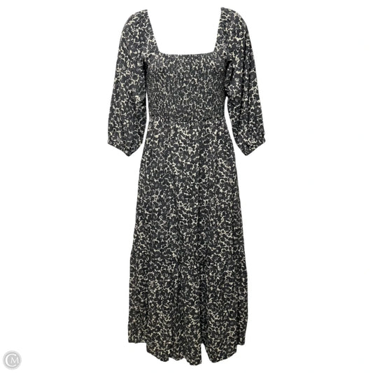 Dress Casual Maxi By Marine Layer In Cream & Grey, Size: Xs