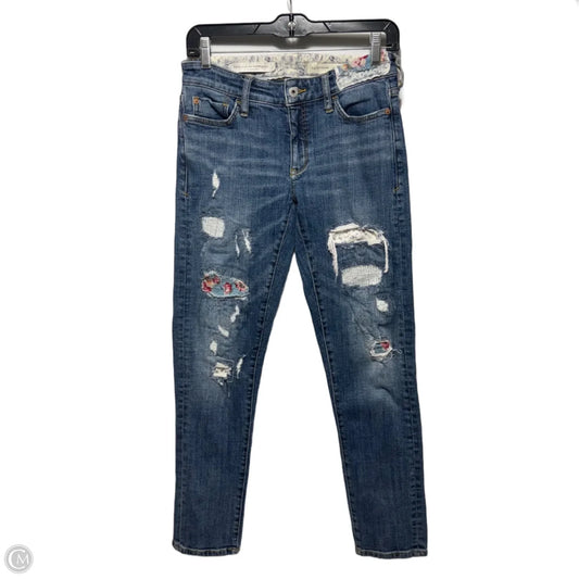 Jeans Boyfriend By Pilcro In Blue Denim, Size: 0